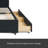 Full Size Upholstered Tufted Bed Frame With Two Drawers, Sofa Bed Frame With Comfortable Backrest And Armrests, Velvet-17635359