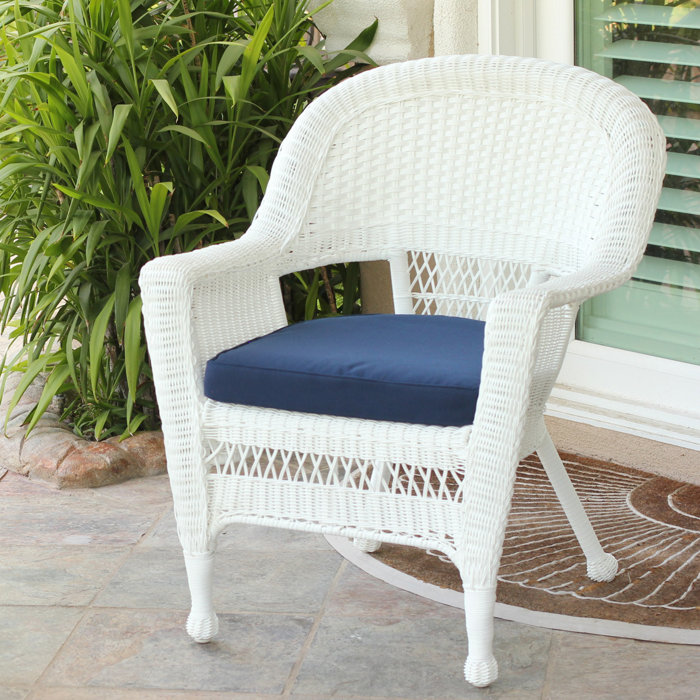 Bay Isle Home Arliss Patio Chair with Cushions & Reviews | Wayfair