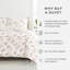Ensemble de housse de couette 3 pièces à motif ultra doux - Serenity-128498594-128498597
