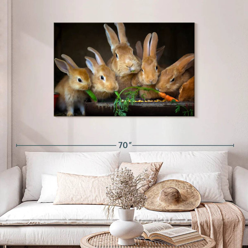 Diner Brampt Bunny, H 30 po x l 45 po