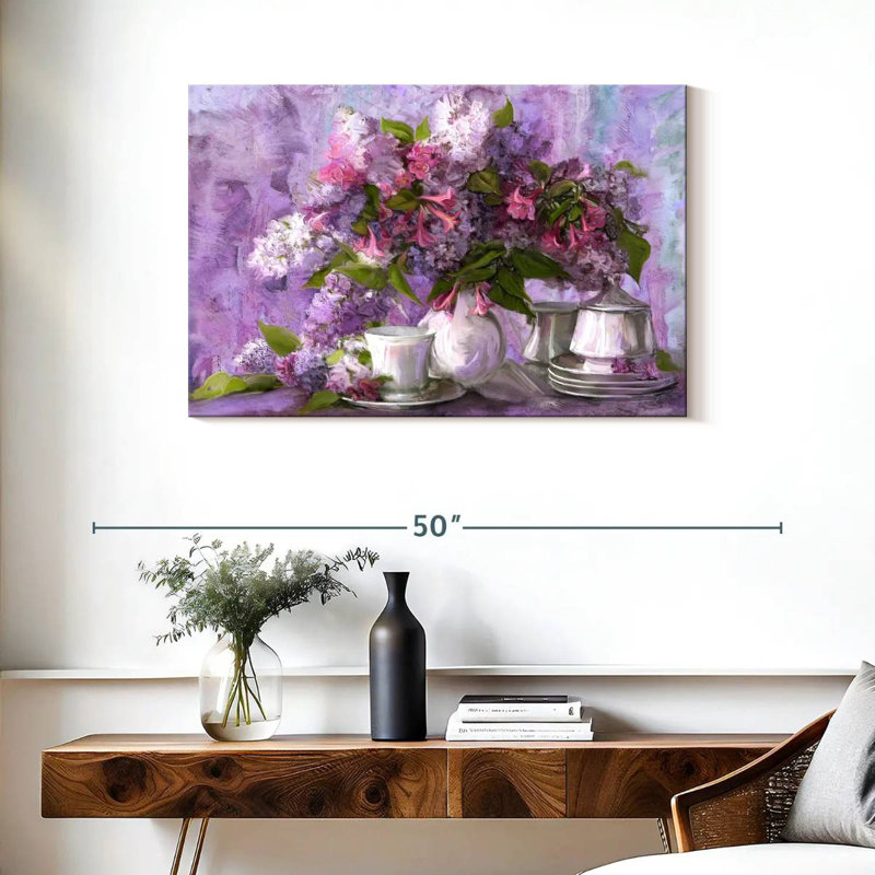 Fleur de lilas Harnek, H 24 po x l 36 po