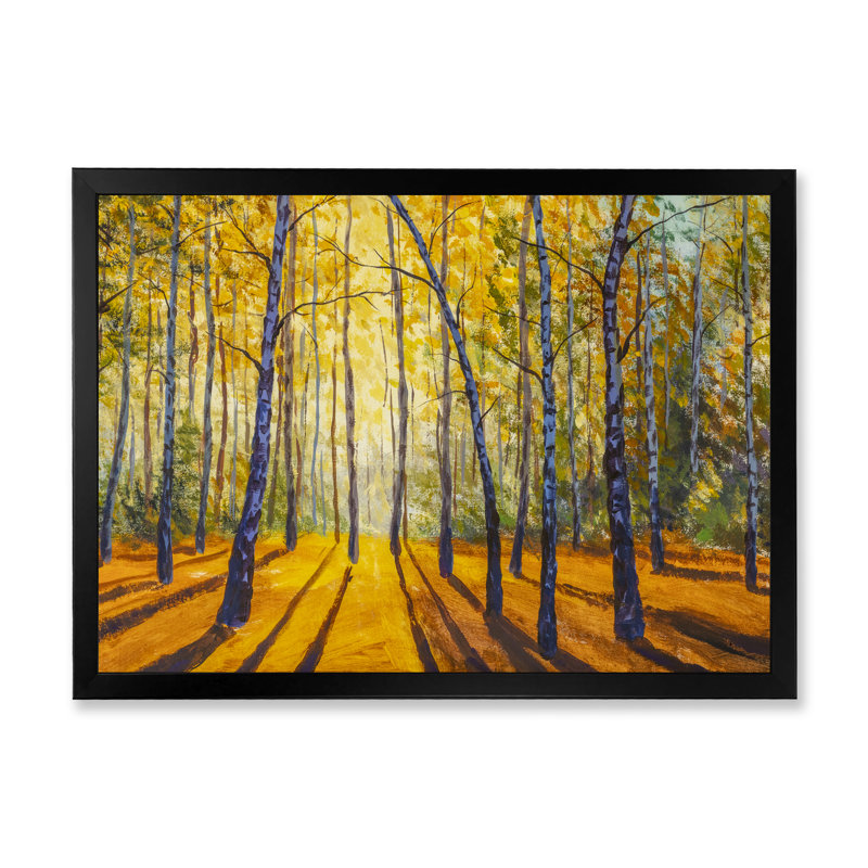 «Path To The Enchanted Forest», reproduction sur toile encadrée, Cadre noir, H 8 po x l 12 po x P 1 po