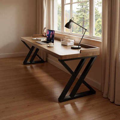  Bureau haut de gamme rétro en bois massif exquis