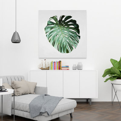 Feuille Monstera - Toile verte pour la décoration intérieure