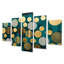 Saroyan - Décoration murale géométrique 5 pièces-106423573