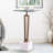 23" Tall Glass Top End Table