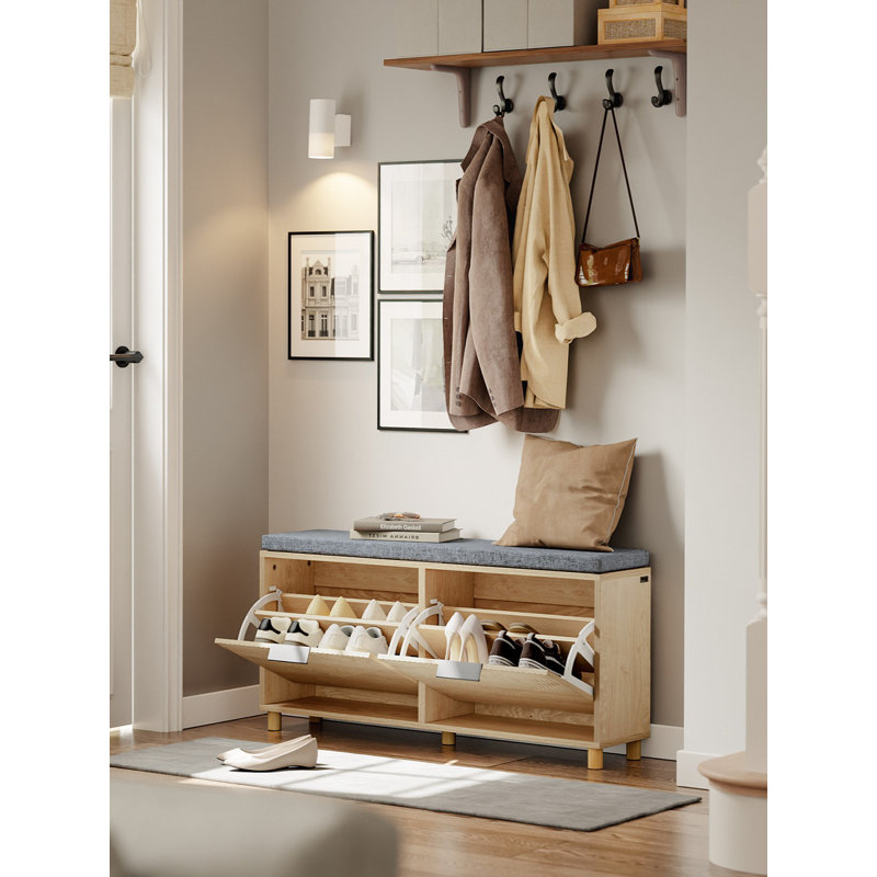 8 Pair Shoe Storage Bench