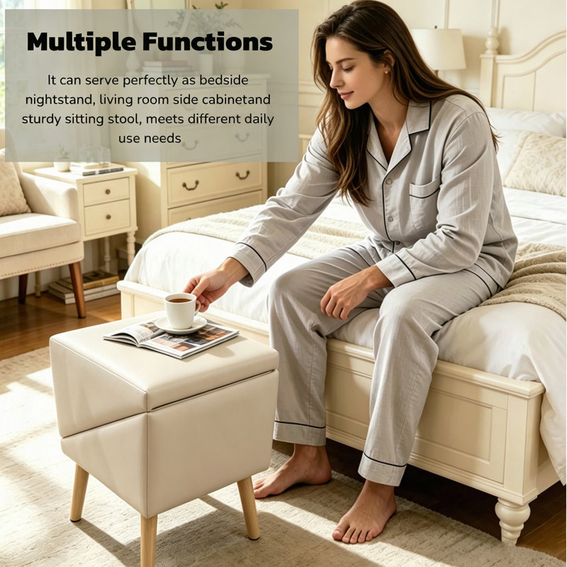 Marchepieds pliables pour chien 2 en 1 avec repose-pieds, rampe d'escalade à 4 marches pour petits chiens, Beige