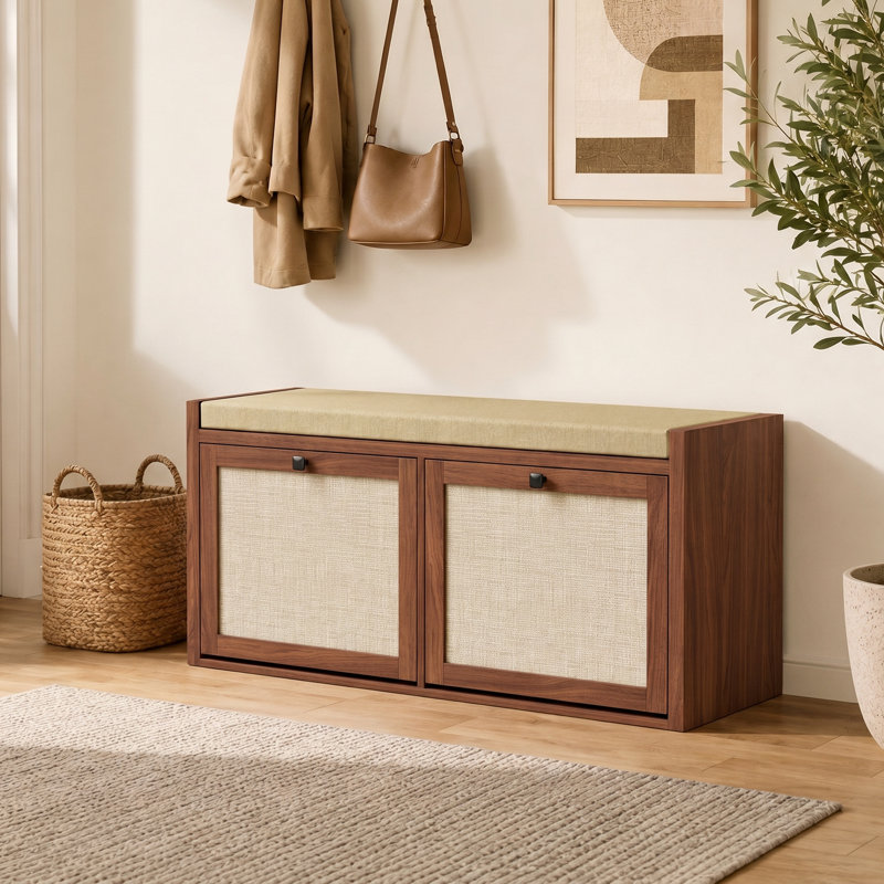 6 Pair Shoe Storage Bench