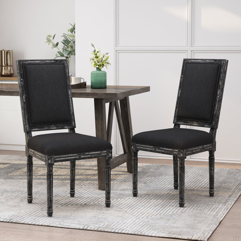 Chaise de salle à manger, Noir, noir, noir, noir, Noir, noir, noir, noir