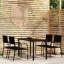 Rosalind 4 - Person Patio Dining Set Rectangular Table-116768807