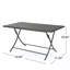Table de salle à manger rectangulaire pliable