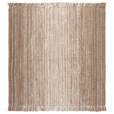 Tapis en fibres naturelles ivoire / gris Natural 843