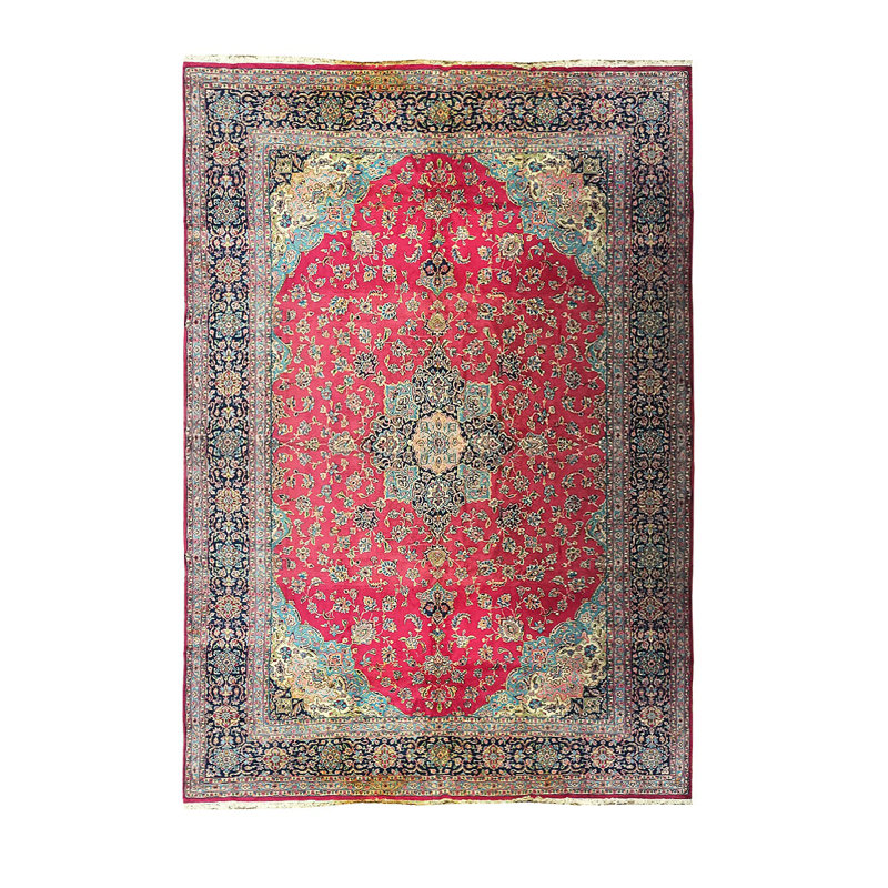 Tapis rectangulaire en laine 11 pi 4 po x 16 pi Rectangle