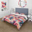 Blue And Pink Nomad Camo Elegance II - Ensemble de housse de couette camouflage-1877046957