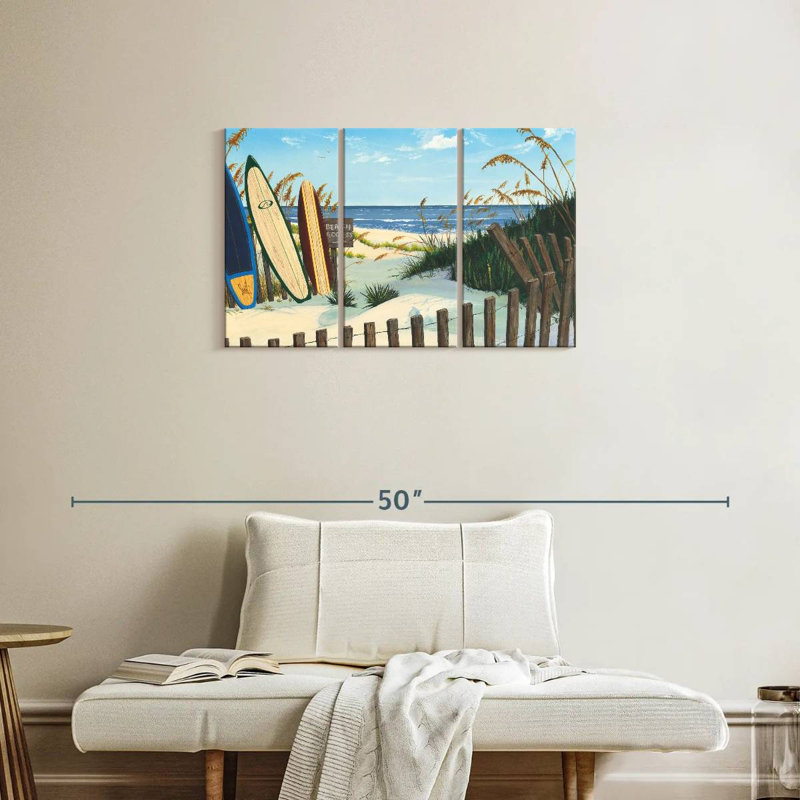 Gillard Beach Access, 20" H x 33" W