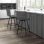 Tabouret de comptoir en similicuir