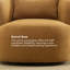 Fauteuil pivotant rembourré Bolton-2112903098