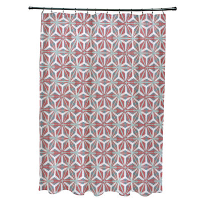 Rideau de douche simple Floral