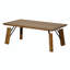 Table basse rectangulaire avec pieds blocs