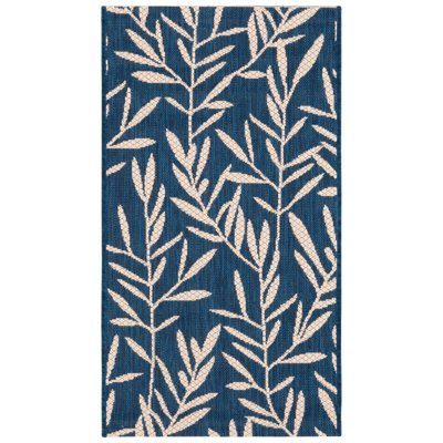 Cy6051 Floral Indoor/Outdoor Rug