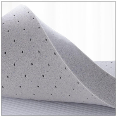 Mattress Topper ,Gel Memory Foam Mattress Topper Double Bed Topper For Soft & Cooling Sleep, Pressure Relieve, Certipur-US Certified