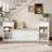 All-in-One Entryway Storage Bench with Cushion-1403006392
