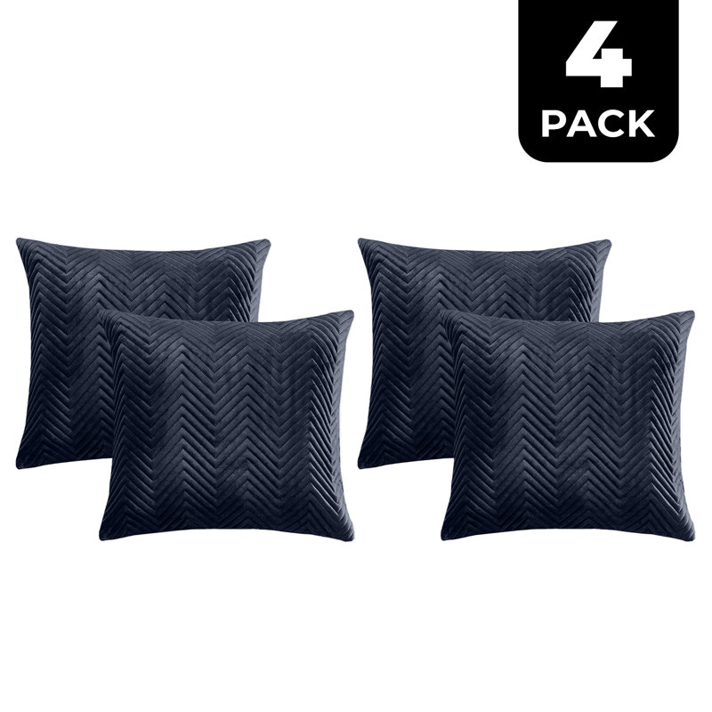 Square Scatter Cushion Cushion Cover, Charocal