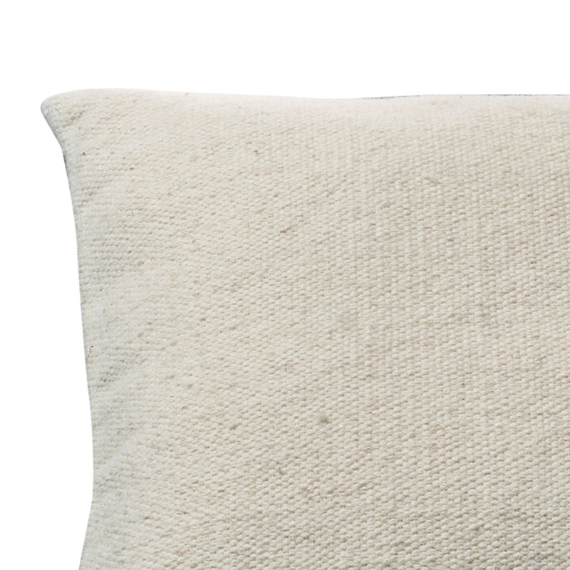 Multicolor Cotton Euro Pillow Cover with Herringbone Design