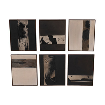 Linus 6-Piece Hand-Painted Painting Set