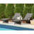Naotaka Outdoor Wicker Chaise Lounge