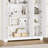 71'' H Tall American Style Standard Bookcase with 9 Doors and Adjustable Shelves-382377571