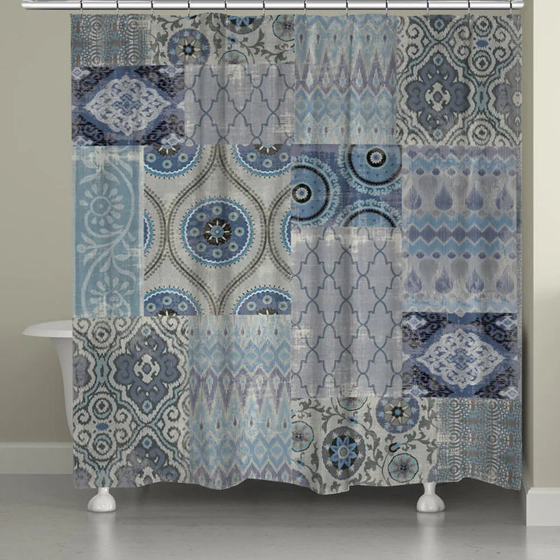 Trissa Patchwork Shower Curtain