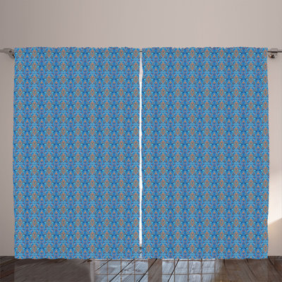 Semi Sheer Curtain Pair