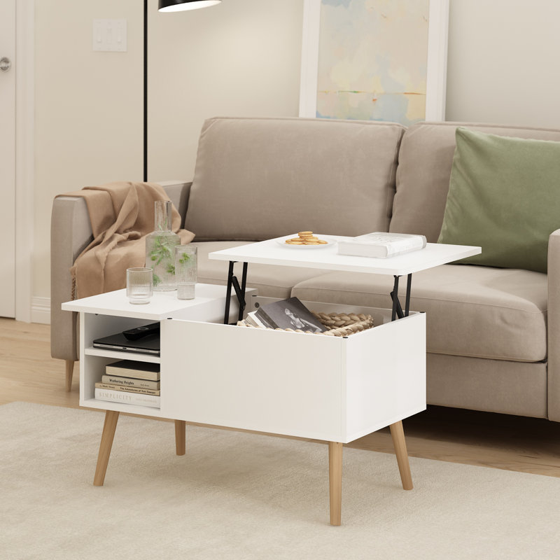 Hiromitsu Coffee Table, White