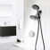 High Dual Shower Head With Pause Function - Spray Holes Abs Rain Handheld For Cleaning