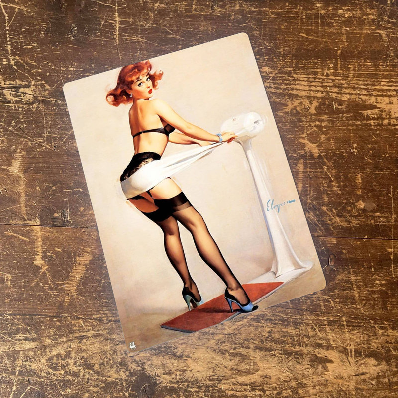 People Wall Decor on Metal, 40cm H x 28cm W