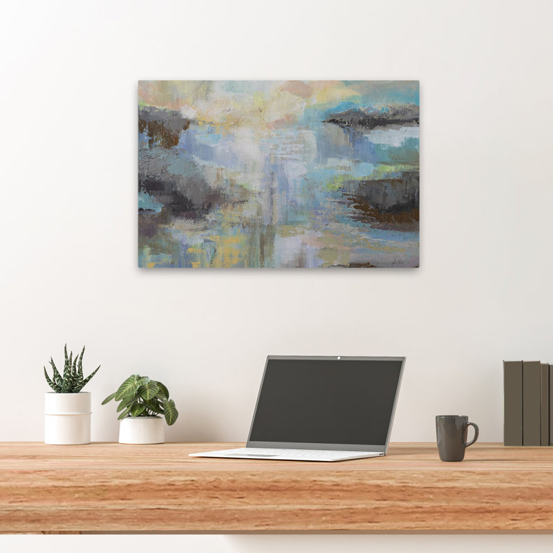 Abstract - Hush, 16" H x 24" W