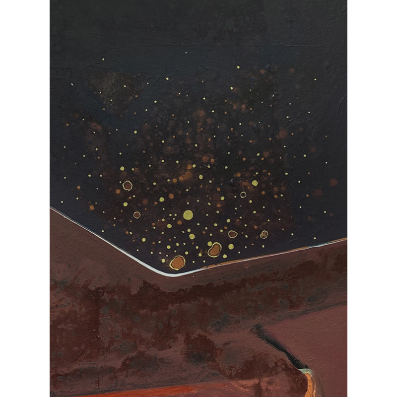 Étincelle - Art abstrait | Acrylique sur toile | Par Manjunath Honnapura