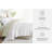 7-Piece Reversible Bedding Bundle - Solid Comforter and Patterned Sheet Set-99311813-99311814