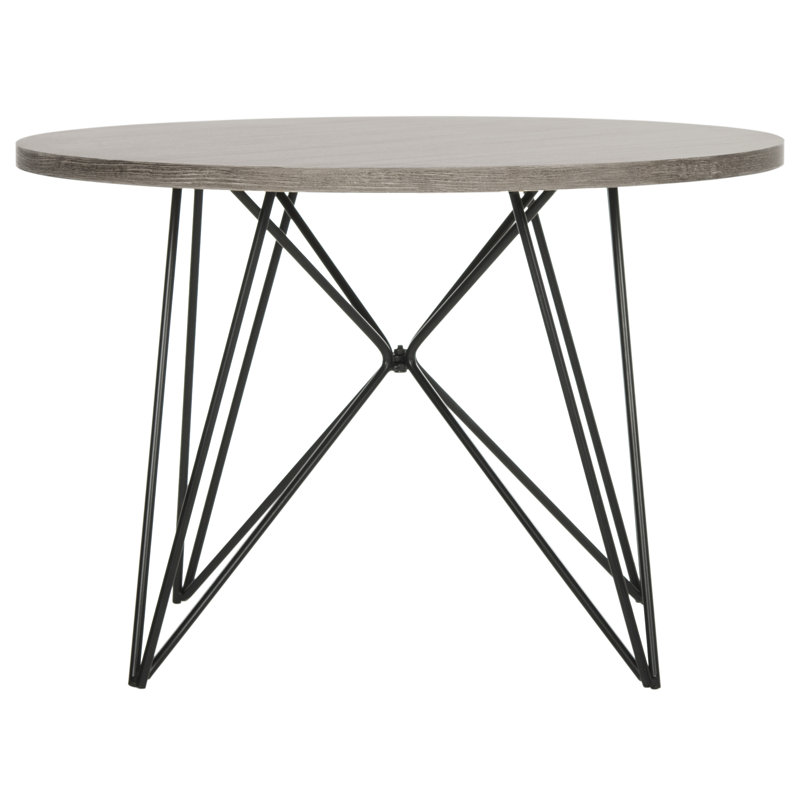 Table basse Brygida, Brun clair/noir
