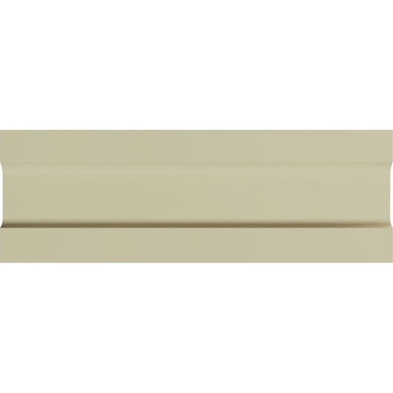 Primed Beige Polyurethane Geometric Panel Moulding Sample