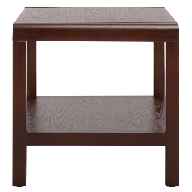 Merauke 1 Shelf Side Table, Walnut