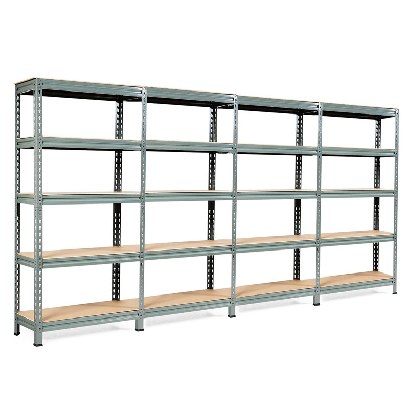 Tablettes de rangement Newquay, Brun/gris, H 60 po x l 120 po x P 12 po