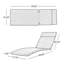 Coussin de chaise longue d'extérieur seulement-880761279