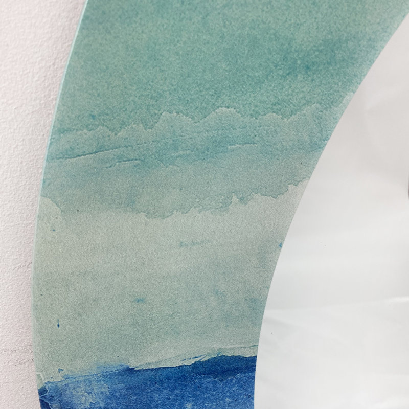 Out to Sea - Beach Accent Mirror, 31.5" H x 31.5" W