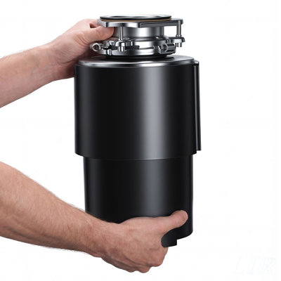 Powerful 3/4HP 1500RPM AC Motor Continuous Feed Kitchen Sink Garbage Disposer, Efficient Food Waste Grinding System with Splash Guard & Power Cord