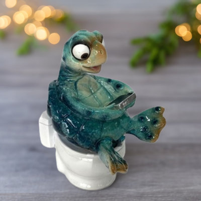 Figurine de tortue de mer 4,25 "H