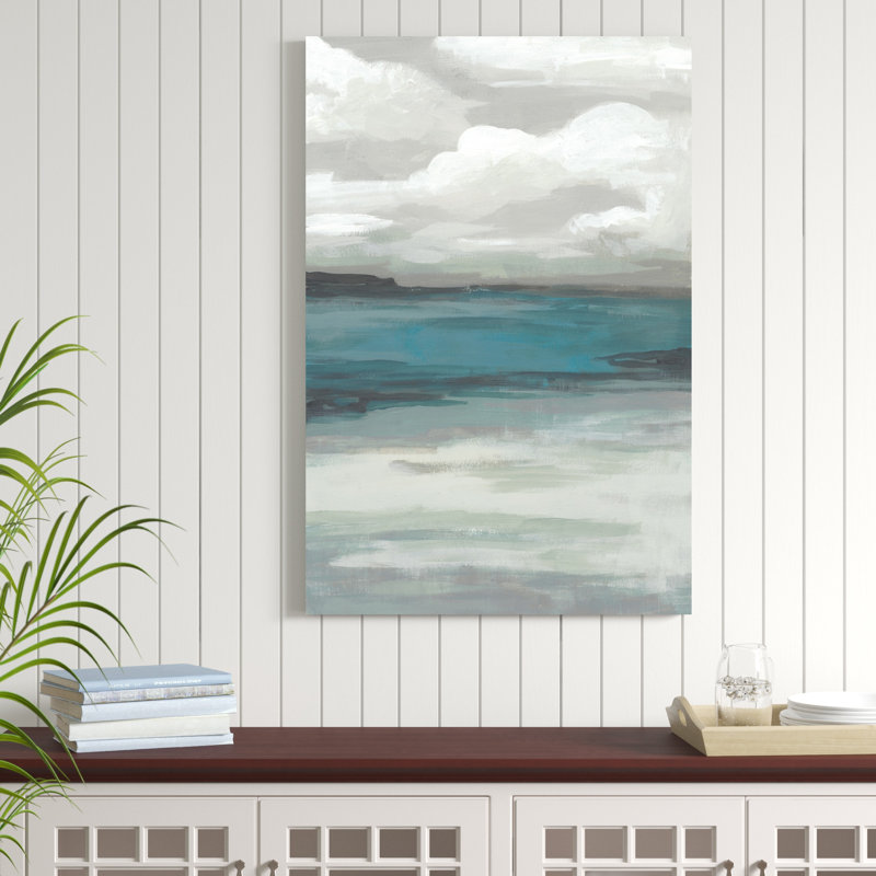 «Storm Front II», peinture sur toile, H 48 po x l 32 po