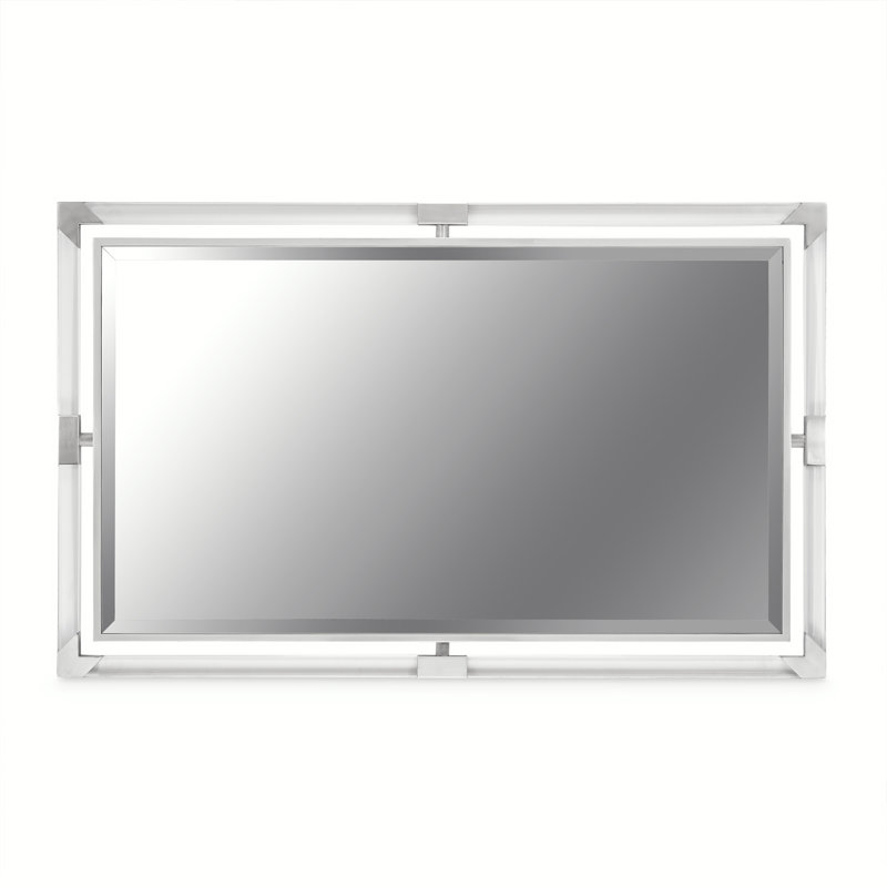 Penthouse Dresser & Mirror Set - Ash Gray